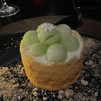 Mikhuna Japanese-Peruvian Cuisine - Hokkaido melon cheesecake - Japanese Near Me - Mcallen, Texas Mikhuna Japanese-Peruvian Cuisine - Hokkaido melon cheesecake - Japanese Near Me - Mcallen, Texas