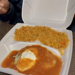 Chili relleno with rice special Chili relleno with rice special