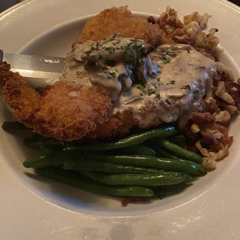 Fork & Dagger Ale Haus - Pork schnitzel ($27) - good, would get again!  Though spatzle would be better if it weren't crispy. - Seafood Near Me - Kiel, Wisconsin