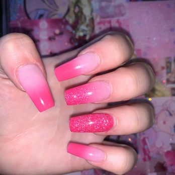 Enjoy Nails & Spa - #184 for the 3 normal ombré, not sure about the sparkle! - Nail Salons Near Me - Austin, Texas