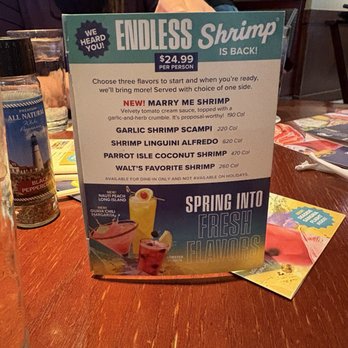 Red Lobster - Shrimp menu - Seafood Near Me - Omaha, Nebraska