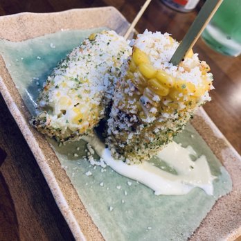 Susuru - Yuzu street corn. Very sweet and flavorful. Personally dislike mayo sauce though haha - Izakaya Near Me - Orlando, Florida Susuru - Yuzu street corn. Very sweet and flavorful. Personally dislike mayo sauce though haha - Izakaya Near Me - Orlando, Florida