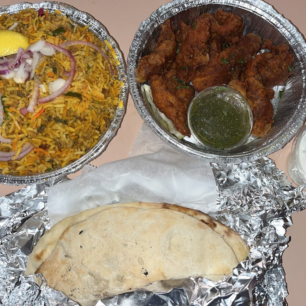 Mix Biryani Amritsari Fish Butter Naan Mix Biryani Amritsari Fish Butter Naan