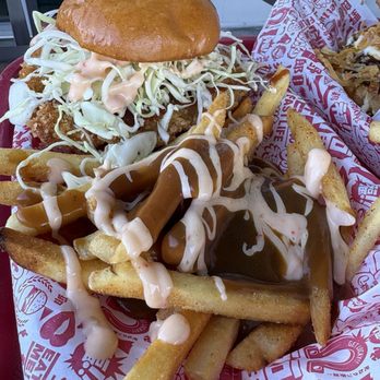 Fukuburger Buffalo - Katsu Crispy Chicken and Jazz fries - Burgers Near Me - Las Vegas, Nevada