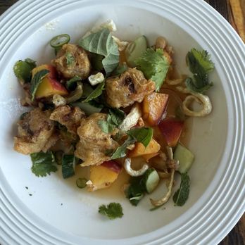 Odd Duck - Thai peach salad - American Near Me - Austin, Texas Odd Duck - Thai peach salad - American Near Me - Austin, Texas