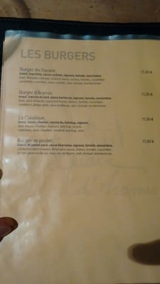 Menu photo 8 Le Square d'Aramis Lille, 59 Menu photo 8 Le Square d'Aramis Lille, 59