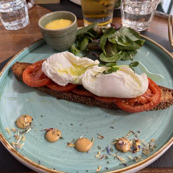 Otto - Poached Egg and tomato on toast - Breakfast & Brunch Near Me - Palermo, Pennsylvania Otto - Poached Egg and tomato on toast - Breakfast & Brunch Near Me - Palermo, Pennsylvania