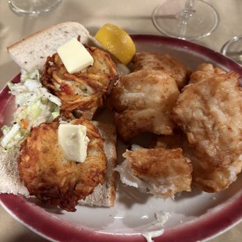 Duck Inn - Fried Cod w potato pancakes - Seafood Near Me - Delavan, Wisconsin
