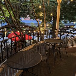 Pope House Bourbon Lounge - Outdoor seating - on balcony and below