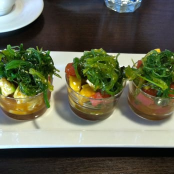 Do Sit Thai Cuisine - Tuna Tartare appetizer with avocado, mango, and seaweed. - Thai Near Me - Walnut Creek, California Do Sit Thai Cuisine - Tuna Tartare appetizer with avocado, mango, and seaweed. - Thai Near Me - Walnut Creek, California