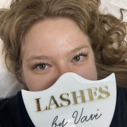 Eyelash lift and tint