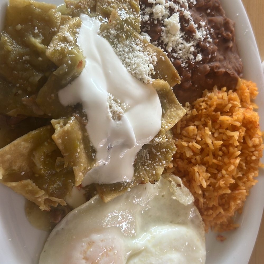 Estrada's Grill - Chilaquiles Verdes and Eggs - Mexican Near Me - Garden Grove, California Estrada's Grill - Chilaquiles Verdes and Eggs - Mexican Near Me - Garden Grove, California