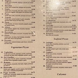 L'Unico - English Menu