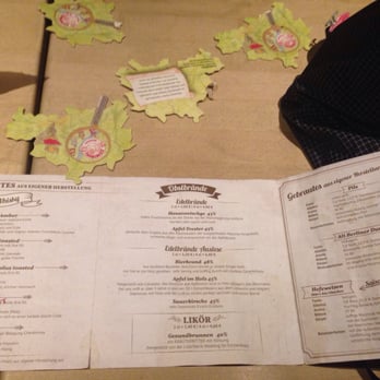 Hausbrauerei Eschenbräu - Menu 2 side - Beer Garden Near Me - Berlin, BE