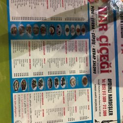 Nar Çiçeği Restaurant - Menu