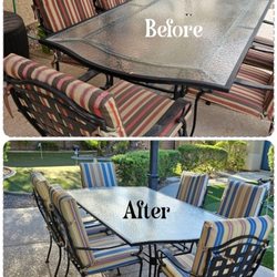 Total Patio Accessories - Outdoor tables with new cushions