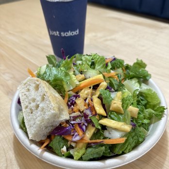 Just Salad - Pick 2 Thai Chicken Crunch and Strawberry Banana Smoothie - Salad Near Me - Fort Lauderdale, Florida Just Salad - Pick 2 Thai Chicken Crunch and Strawberry Banana Smoothie - Salad Near Me - Fort Lauderdale, Florida