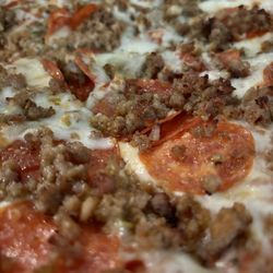 Palermo Italian Restaurant - Pepperoni and sausage pizza