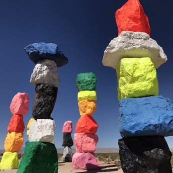Seven Magic Mountains - Colorful rocks - Public Art Near Me - Las Vegas, Nevada Seven Magic Mountains - Colorful rocks - Public Art Near Me - Las Vegas, Nevada