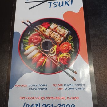 Sushi Tsuki - The menu - Japanese Near Me - Schaumburg, Illinois Sushi Tsuki - The menu - Japanese Near Me - Schaumburg, Illinois