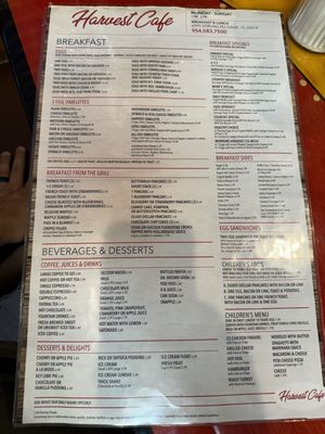 Menu photo 4 Harvest Cafe Davie, FL