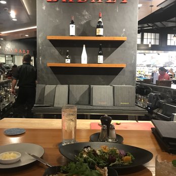 Basalt - at the counter. prawns and beautiful salad. - New American Near Me - Honolulu, Hawaii Basalt - at the counter. prawns and beautiful salad. - New American Near Me - Honolulu, Hawaii