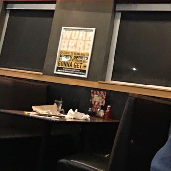 Buffalo Wild Wings - This table wasn't bused for over 45 minutes. - Chicken Wings Near Me - Austin, Texas