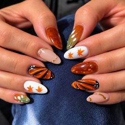 Anna Nails - Fall Nails- beautiful! Amazing! Autumnal vibes.