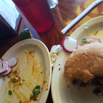 La Esmeralda - 3 tacos de adobada and Torta de asada - Mexican Near Me - Fresno, California
