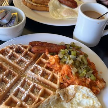 Maria's Luncheonette - Extra charge for the onions and peppers. - Breakfast & Brunch Near Me - Atlantic City, New Jersey Maria's Luncheonette - Extra charge for the onions and peppers. - Breakfast & Brunch Near Me - Atlantic City, New Jersey