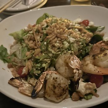 Bonefish Grill - New Shaved Brussels Sprouts Salad with shrimp - Seafood Near Me - Evansville, Indiana