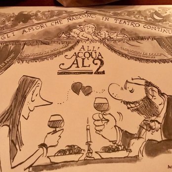 Acqua Al 2 - Placemat - Italian Near Me - Washington, DC, District of Columbia