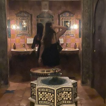 Leila - The unisex bathroom with 4 stalls. Such nice design - Middle Eastern Near Me - San Diego, California