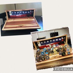 Artistic Imprints & Designs - Coin holder with shadow box