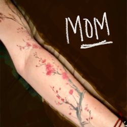 Kingz Tattoo Parlor - Mom's Cherry Blossom tattoo...inner forearm.