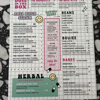 Coffee Dose - Menu - Coffee & Tea Near Me - Irvine, California Coffee Dose - Menu - Coffee & Tea Near Me - Irvine, California