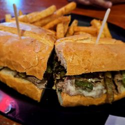 Champs Sports Pub - Philly cheese and fries