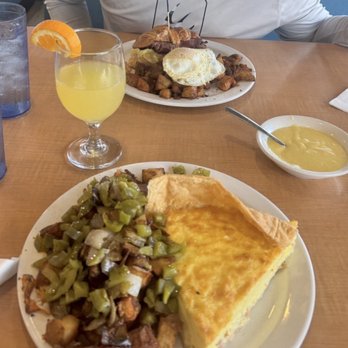 La Croisette - Quiche Lorraine with Home fries - Breakfast & Brunch Near Me - St. Pete Beach, Florida La Croisette - Quiche Lorraine with Home fries - Breakfast & Brunch Near Me - St. Pete Beach, Florida