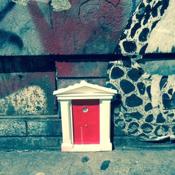 Speakeasy Dollhouse - These doors have been appearing around town for a while. There's a QR code inside for speakeasy dollhouse site. Clever! - Performing Arts Near Me Speakeasy Dollhouse - These doors have been appearing around town for a while. There's a QR code inside for speakeasy dollhouse site. Clever! - Performing Arts Near Me