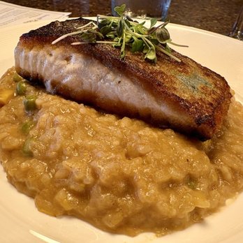 Vino Del Mar - Fish of the day (salmon) - Wine Bars Near Me - Lewes, Delaware Vino Del Mar - Fish of the day (salmon) - Wine Bars Near Me - Lewes, Delaware