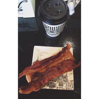 Glazed Doughnuts & Cafe - Maple bacon long john!! & chai latte!! - Cafes Near Me - Grand Prairie, Texas Glazed Doughnuts & Cafe - Maple bacon long john!! & chai latte!! - Cafes Near Me - Grand Prairie, Texas