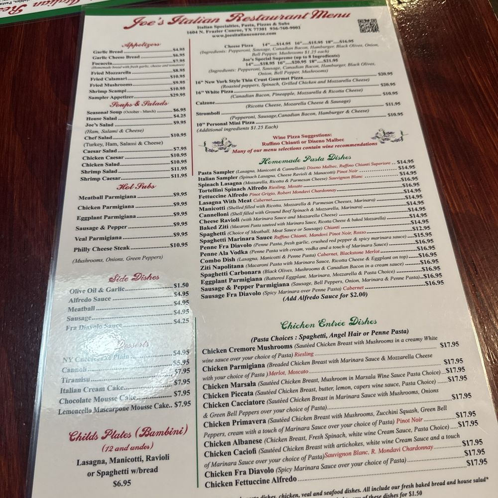 Menu Menu