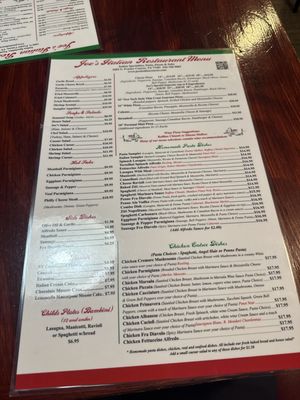 Menu photo 3 Joe's Italian Restaurant Conroe, TX Menu photo 3 Joe's Italian Restaurant Conroe, TX