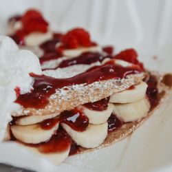 Whole Le Crepe - Owner's Favorite! Banana Raspberry