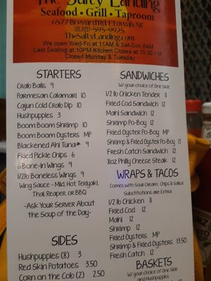 Menu photo 5 The Salty Landing Etowah, NC Menu photo 5 The Salty Landing Etowah, NC