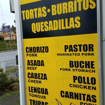 A Que Tacos - Lots of meat options. - Food Trucks Near Me - Bellingham, Washington A Que Tacos - Lots of meat options. - Food Trucks Near Me - Bellingham, Washington