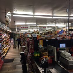 Horton's Super Market - Looking back from the cash registers