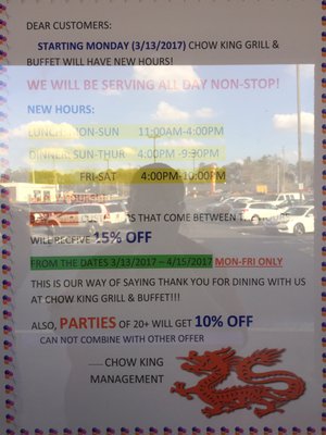 Menu photo 6 Chow Time Grill & Buffet Norcross, GA