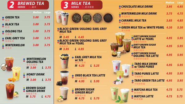 Menu photo 3 Gong Cha Arlington, VA