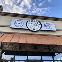 Daylight Coffee & Donuts - Basehor - The location ! Great coffee a small selection of milk and juice